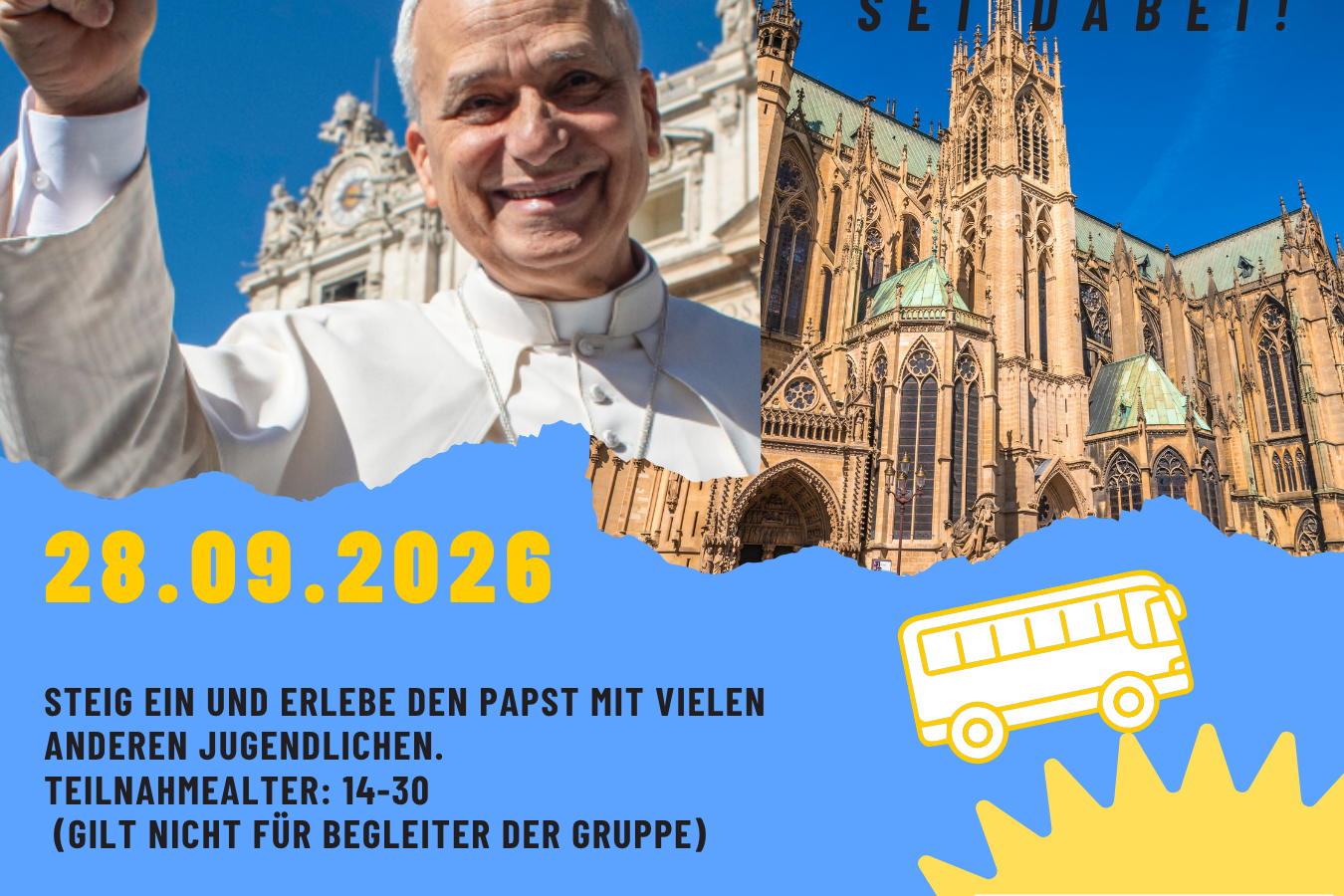 Der Papst kommt nach Metz (c) eli.ja Der Papst kommt nach Metz