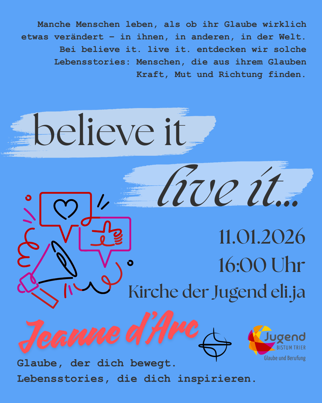 Aktuelles - Believe it liv it - 2026